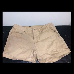 Faded glory khaki shorts